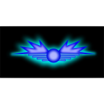 Glowing Wing Symbol