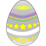 Easter egg vector drawing