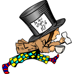 Mad hatter vector image