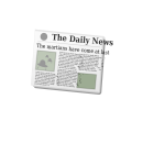 Vector illustration of ''The Daily News''