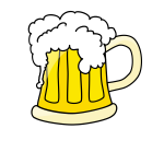 Beer mug clip art vector