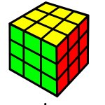 Rubik's cube vector image