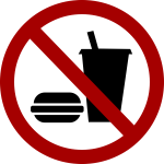 No food and drink vector sign image