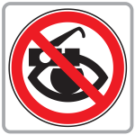 Cameras not allowed