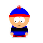 Cartmen character from South Park vector image