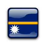 Nauru flag vector