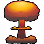 Nuclear explosion drawing