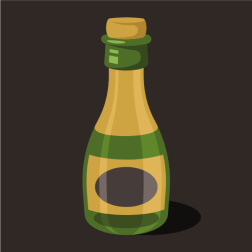 Bottle of old wine