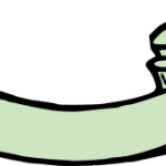 Old Style Banner In Green Color