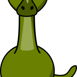 Cute Cartoon Green Dinosaur
