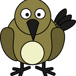 Cartoon Flycatcher Bird Illustration