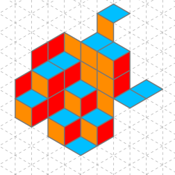 Isometric Cube Cluster