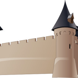 Medieval Castle with Towers