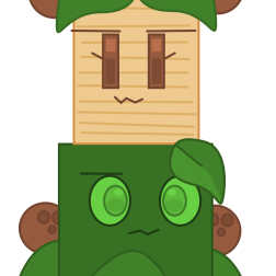 Cartoon Palm Tree Character
