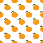 orange seamless pattern