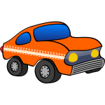 Toy car vector graphics