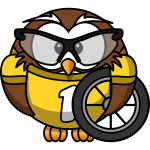 Owl cyclist