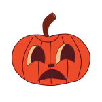 Halloween pumpkin 3 vector illustration