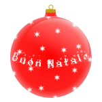 A Christmas tree ball vector illustration