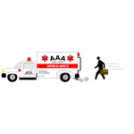 Pedestrian Ambulance Chaser -framed