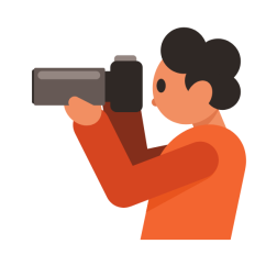 Photographer is taking a shot