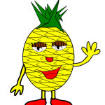Pineapple cartoon