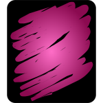 Pink Blend Paint Stroke Design