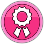 Pink reward button