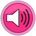 Pink button "Sound on"