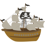 Pirate boat image
