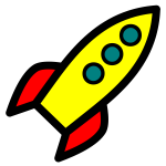Rocket icon vector graphics