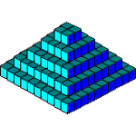 Pixel piramide