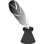 Quill and inkwell image