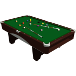 Pool table vector image