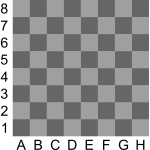 2D Chess set - Chessboard 3