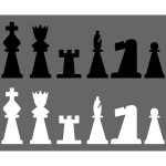 2D Chess set - Pieces 1
