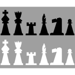 Chess Pieces and Board SVG By CrafterOks