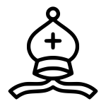 Chess tile - Bishop 1