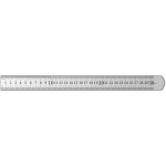 Metal Ruler Vector Image