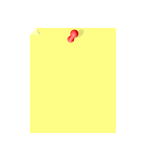 Post it note vector image