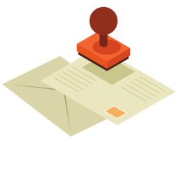 Stamping envelopes