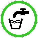 Potable water sign