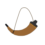 Brown horn