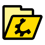 primary folder yellow open