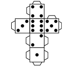 Printable dice