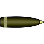 Projectile vector drawing