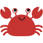 Crab cartoon