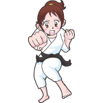 Karate cartoon
