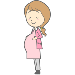 Mother to be vector image