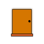 Cartoon door